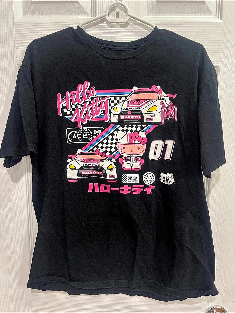 Sanrio Hello Kitty Tokyo Speed Racing Graphic T-Shirt Tokyo Speed Racing Graphic